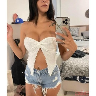 Topone áo lửng nữ không tay màu trơn thời trang