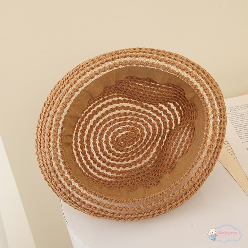 Mũ Cói Chống Nắng Phong Cách Hàn Quốc Tinh Tế Thời Trang Mùa Hè Cho Bé Gái / Bé Trai