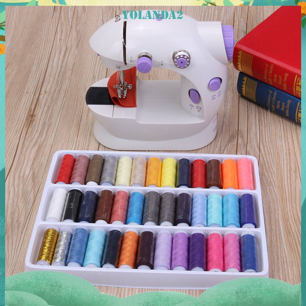 Máy May Điện Đa Năng Có Bàn Đạp Chân Gắn Đèn LED Mini