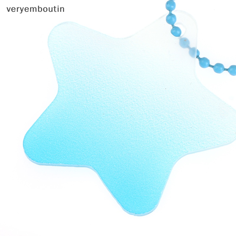 Set 5 / 10 / 15 Móc Khóa Trong Suốt Lấp Lánh Sáng Tạo