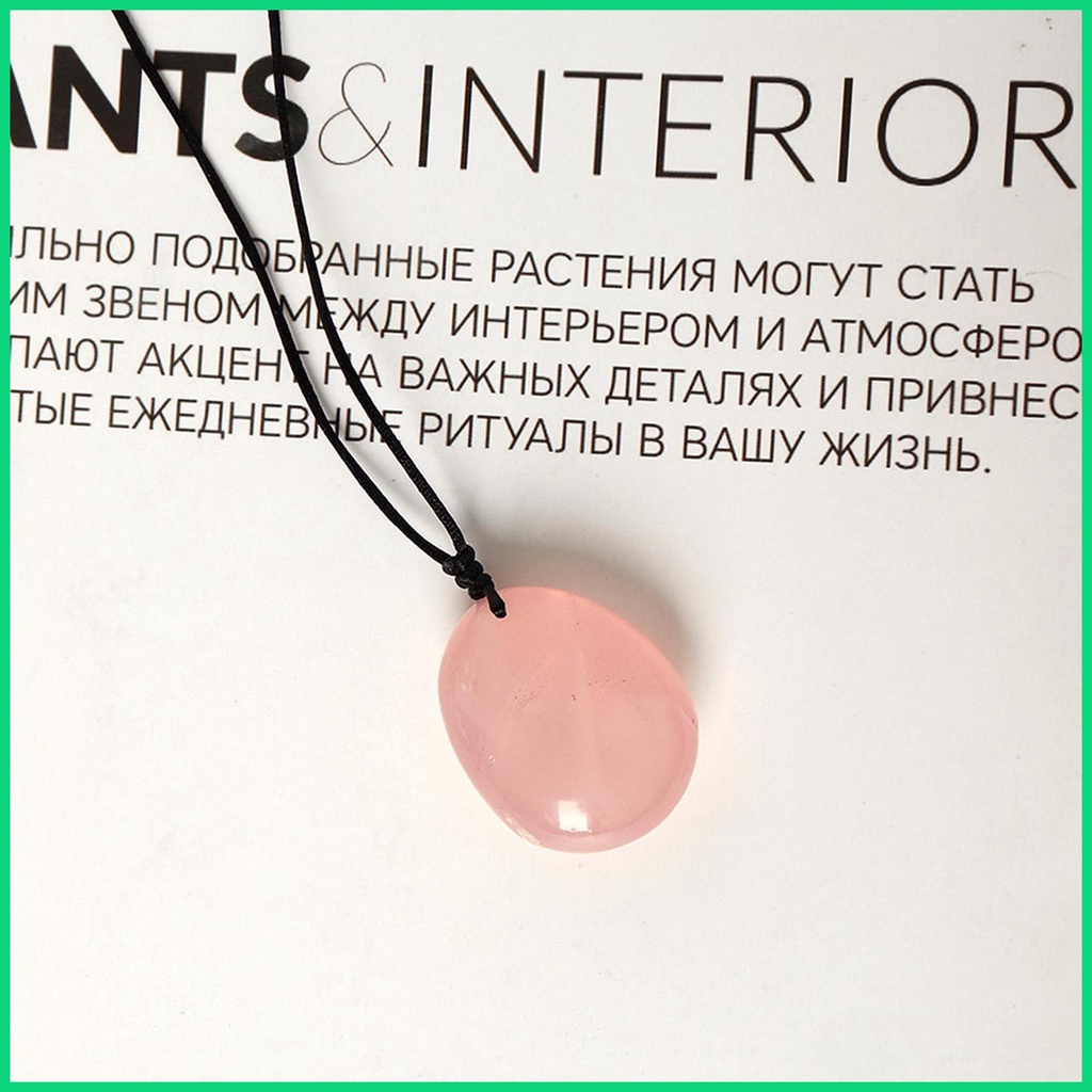 Vòng cổ Mặt Pha Lê Hồng Tự Nhiên Thời Trang Cho Ngày Valentine