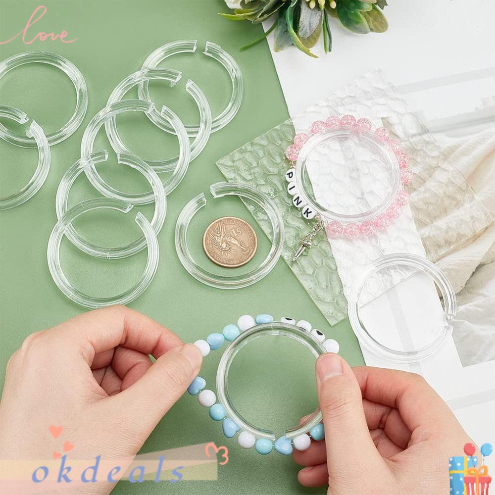 OKDEALS Giá Đỡ Trưng Bày Vòng Đeo Tay Trong Suốt