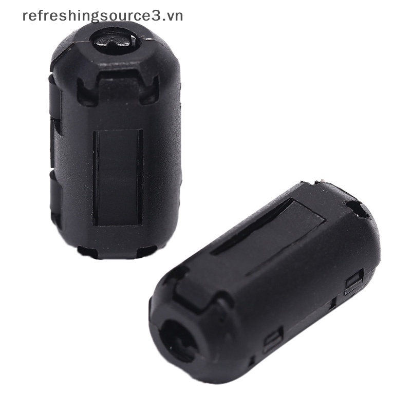 Bộ 2 Vòng Lọc Âm Thanh RFI EMI Màu Đen 5mm Dạng Kẹp Tiện Dụng {refreshingsource3.vn}