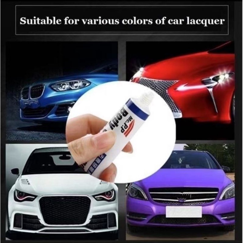 Bodywork compound paste/repair kits and restorers for the repair of car body scratches and scuffs