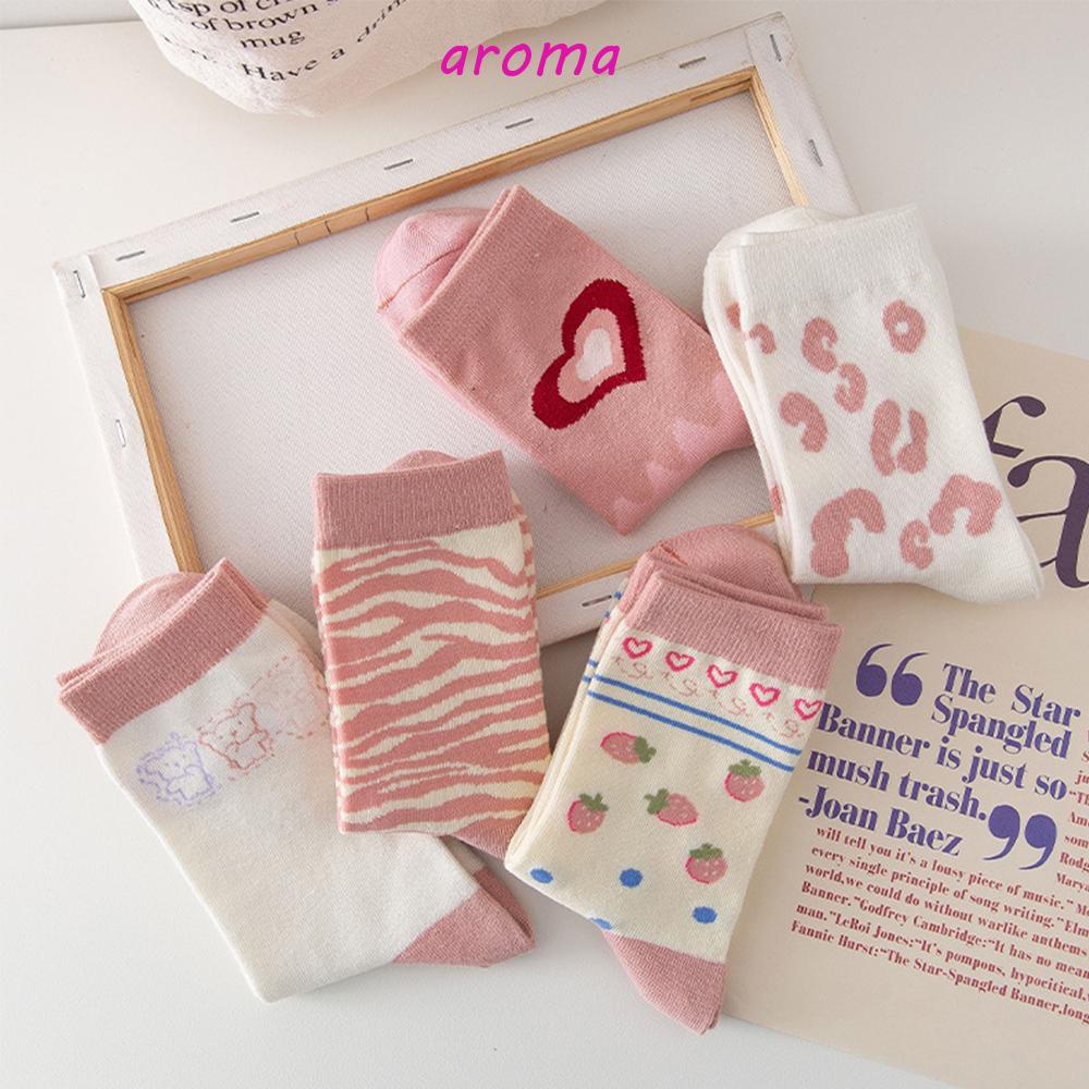 AROMA Đôi Vớ HọA TiếT Da BáO ThờI Trang Cho Nữ