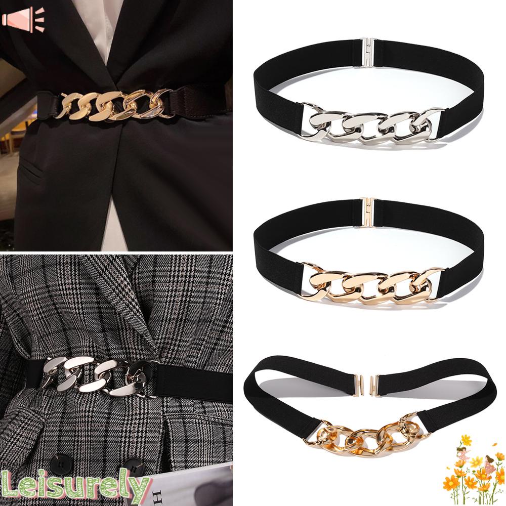 LEILY Thắt Lưng Co Giãn Thời Trang Dành Cho Nữ