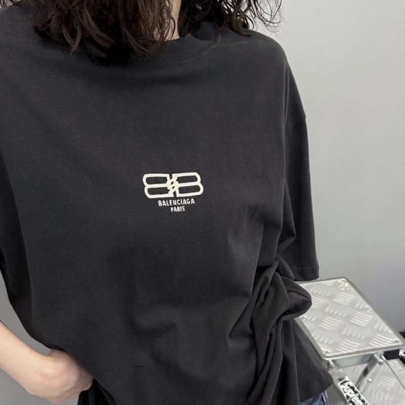 Áo Thun Tay Ngắn In Chữ Lấp Lánh Cho Nam Và Nữ