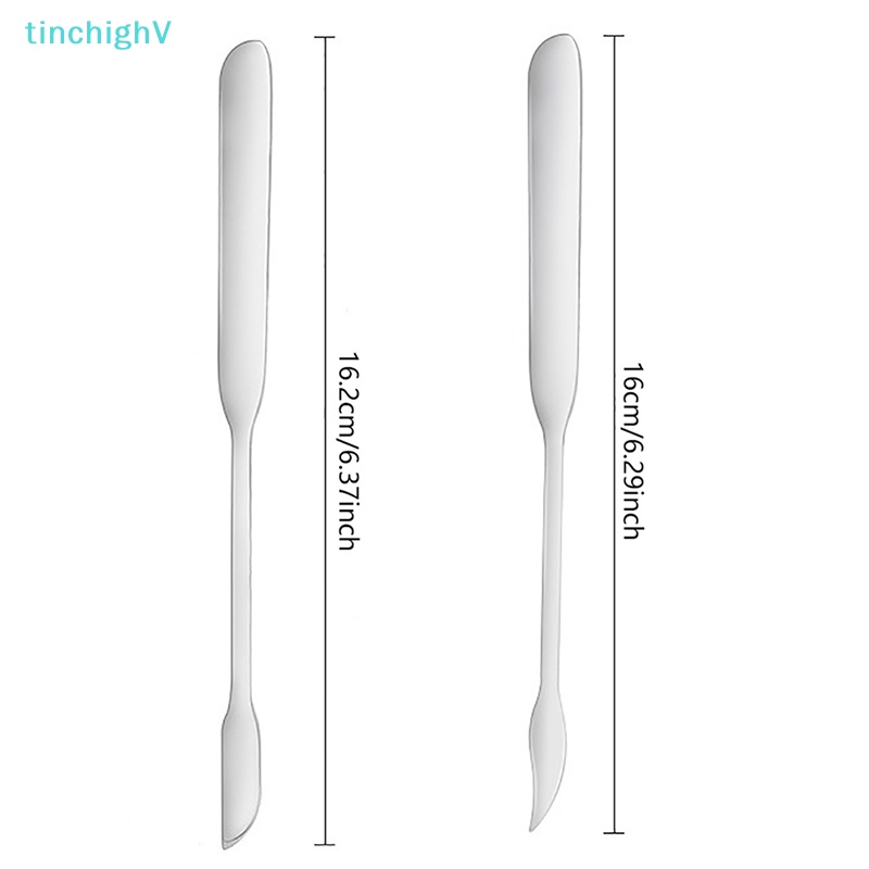 1 Dụng Cụ Trộn Mỹ Phẩm Hai Đầu Bằng Thép Không Gỉ