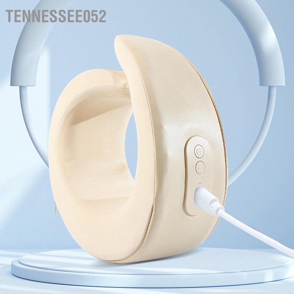 Tennessee052 Nhạc Bluetooth Gối Massage 1200MAh Đàn Hồi Cotton Chip Thông Minh Sạc Làm Nóng Bọc Cổ