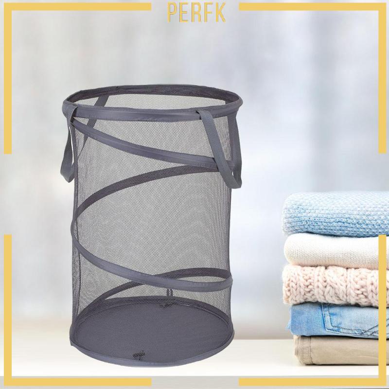 Giỏ Đựng Đồ Dơ Gấp Gọn Có Tay Cầm Thiết Kế Đơn Giản Cho Đi Du Lịch