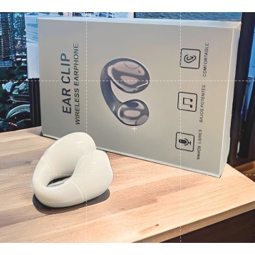 Tai nghe bluetooth Air 6 không dây 1 tai dẫn âm xương bông tai thể thao âm trầm HiFi thời lượng sử dụng bao lâu siêu bền