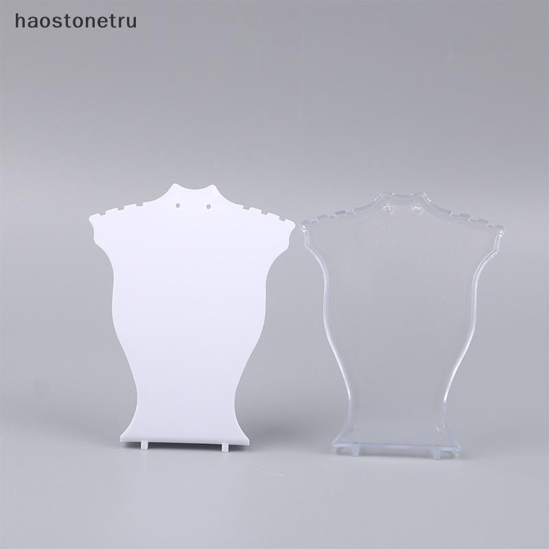 Ru Manơcanh Giá Đỡ Acrylic Mini Hình Chữ L Trưng Bày Trang Sức Vòng Cổ / Bông Tai
