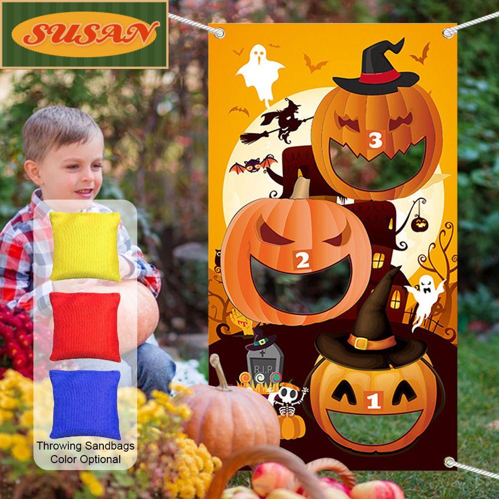 SUSANS Trò Chơi Ném Bí Ngô Halloween Vui Nhộn An Toàn