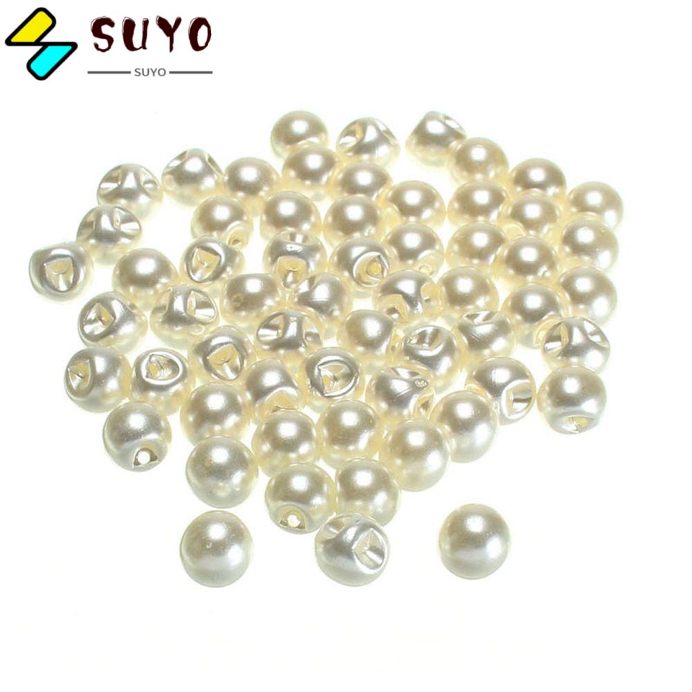 SUYO Set 50 / 100 Nút Nhựa 10mm Nhiều Màu