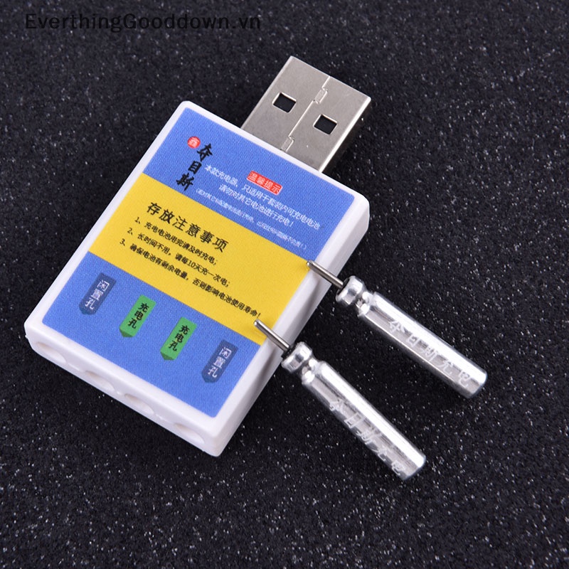 Everthinggooddown 4 Lỗ Sạc USB Với 2 Cổng Sạc CR425 Phao Nổi Dạ Quang vn