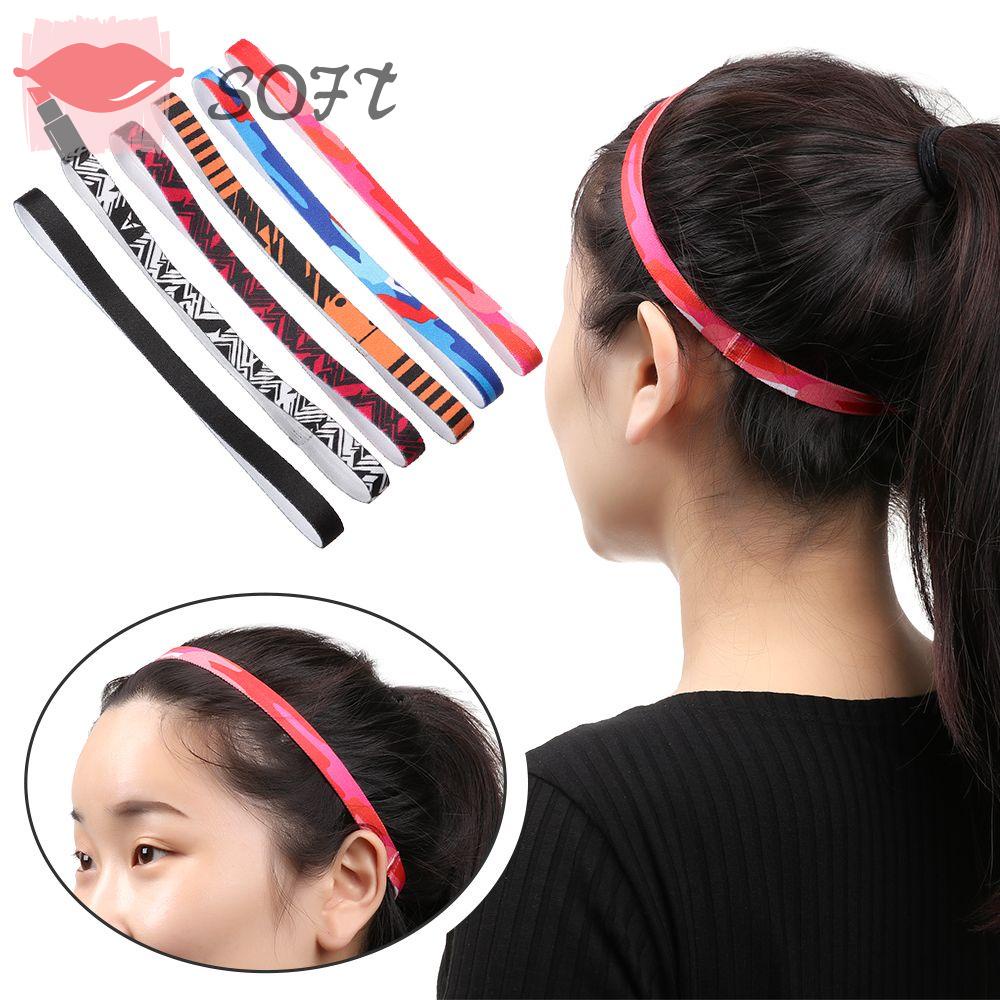 SOFTNESS Băng Đô Thể Thao Co Giãn Chống Trượt Dành Cho Nam Và Nữ