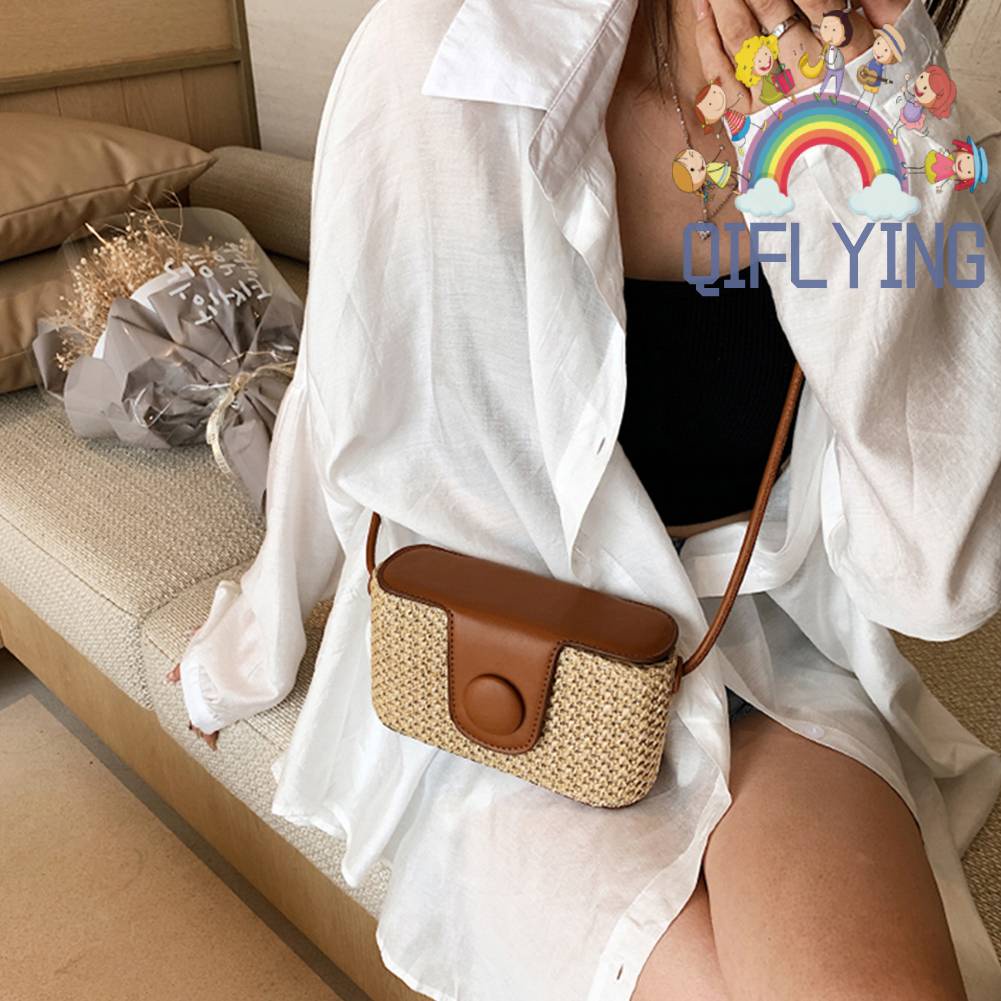 Túi Xách Đan Rơm Thời Trang Cho Nữ