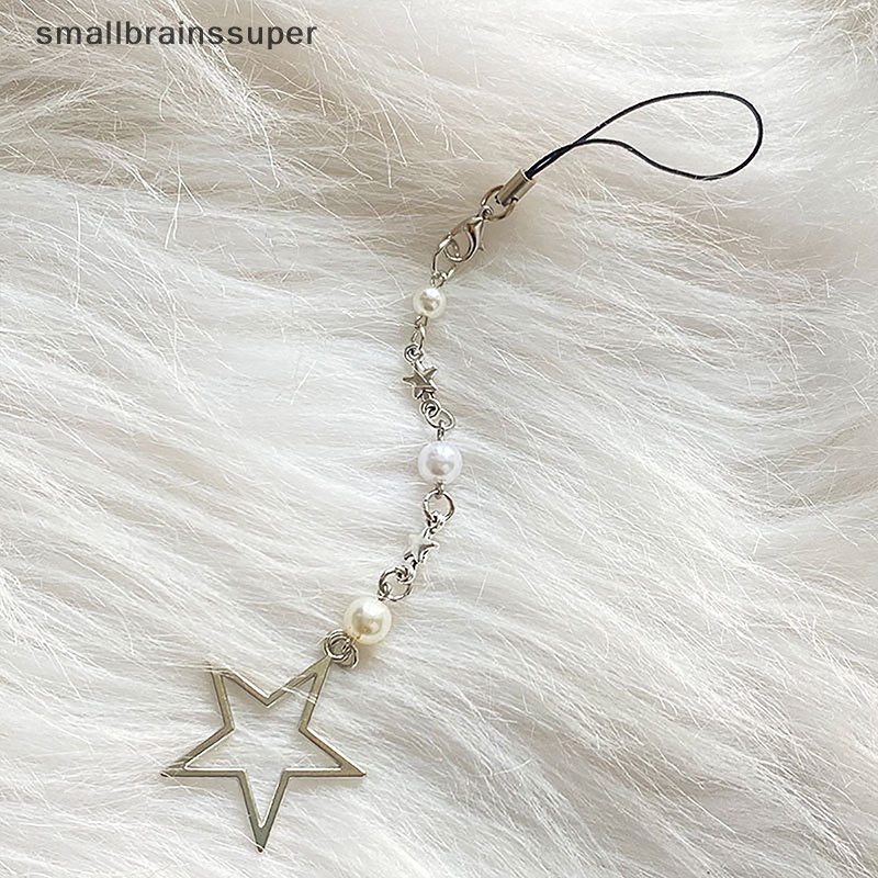 Dây Treo Điện Thoại / Chìa Khóa / Trang Sức Hình Ngôi Sao Ngọc Trai Thời Trang Y2K SBS