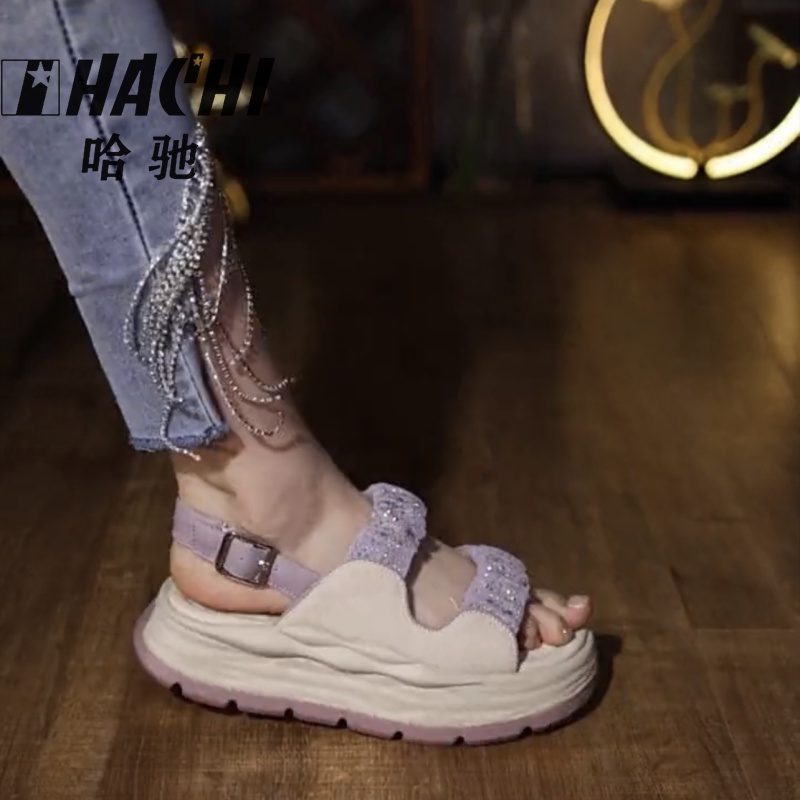 Xăng đan Đế Mềm Dày Thời Trang Mùa Hè 2023 Cho Nữ