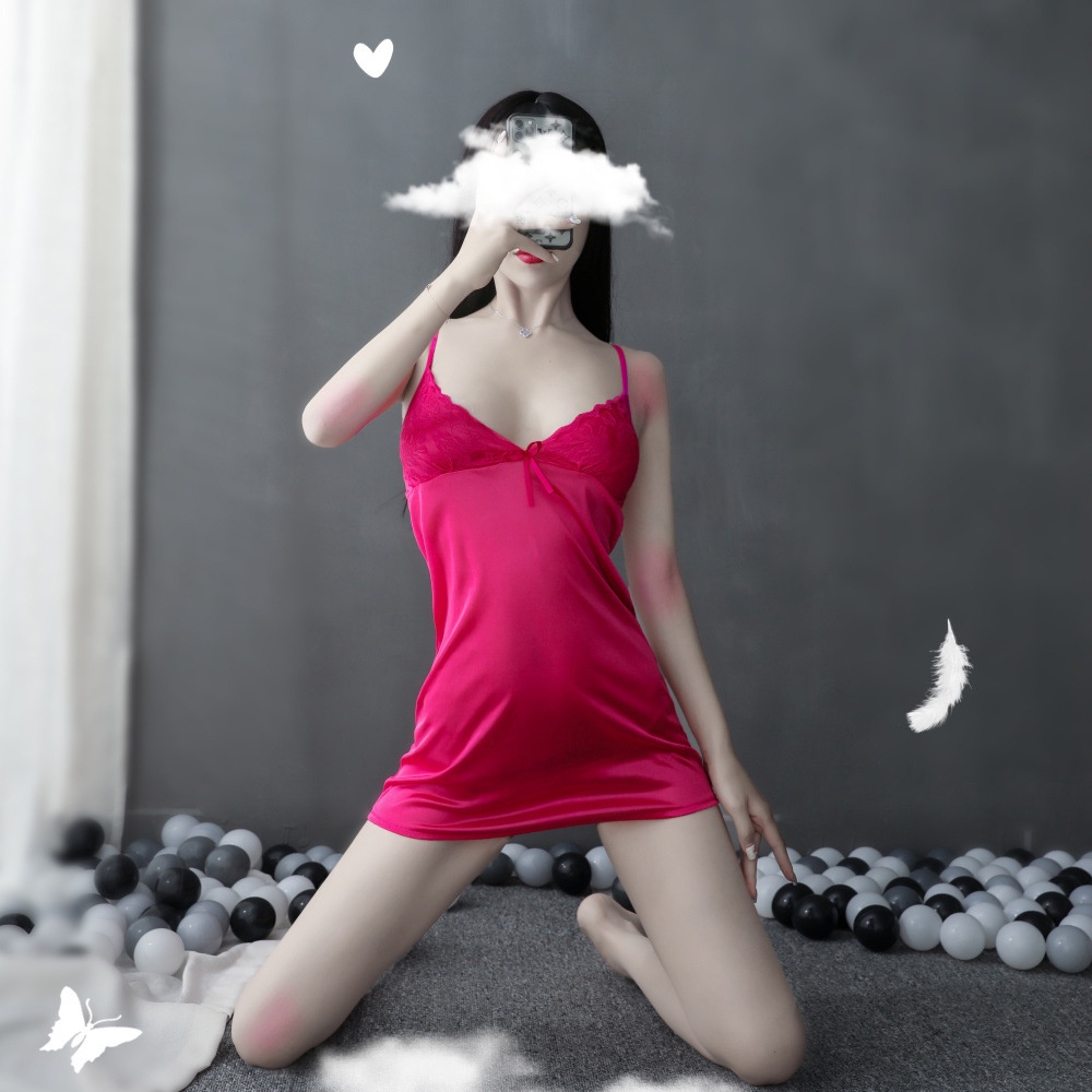 Đầm Ngủ Không Tay Mềm Mại Gợi Cảm Thời Trang Cho Nữ