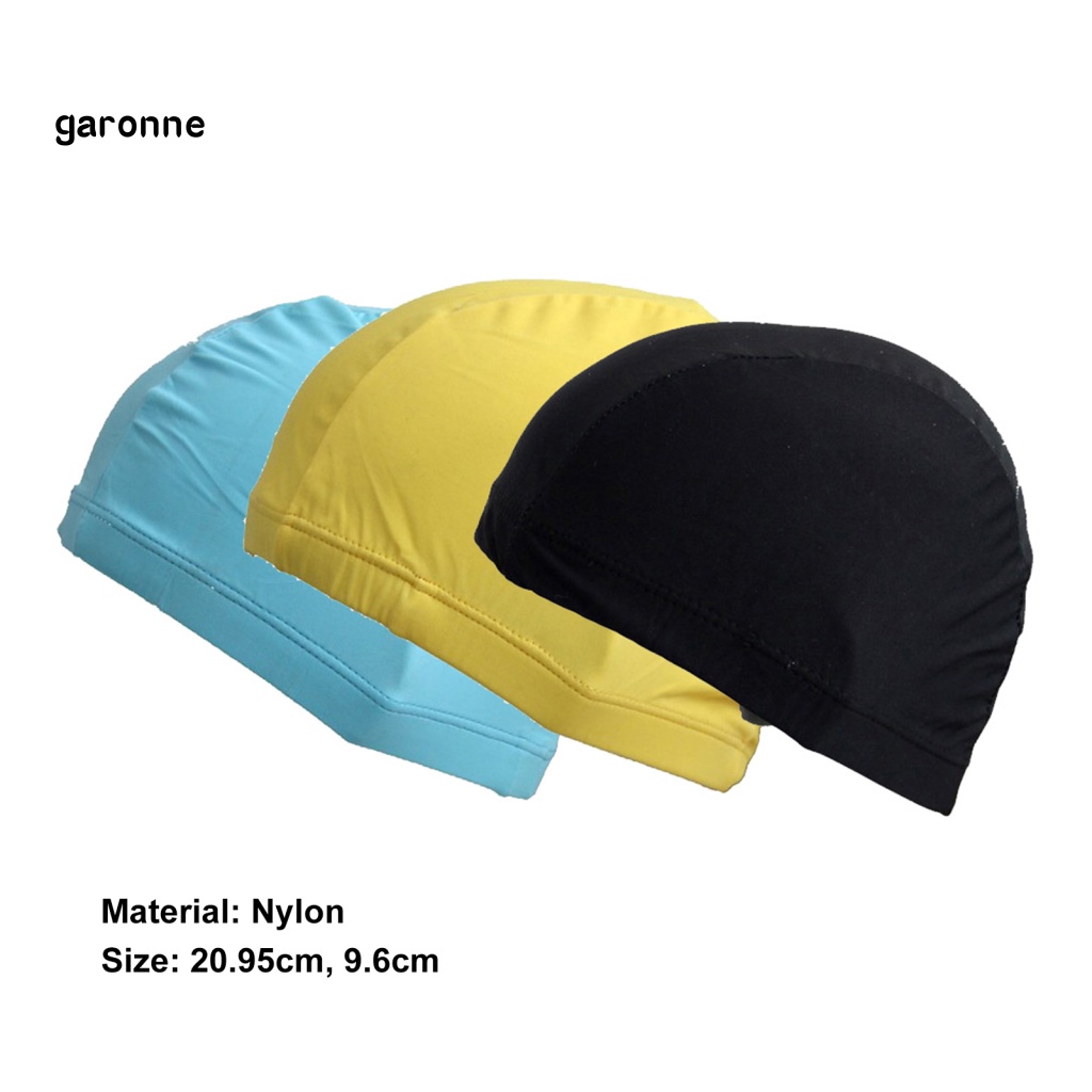 Mũ Bơi Nylon Thoáng Khí Chống Thấm Nước Màu Sắc Đơn Giản