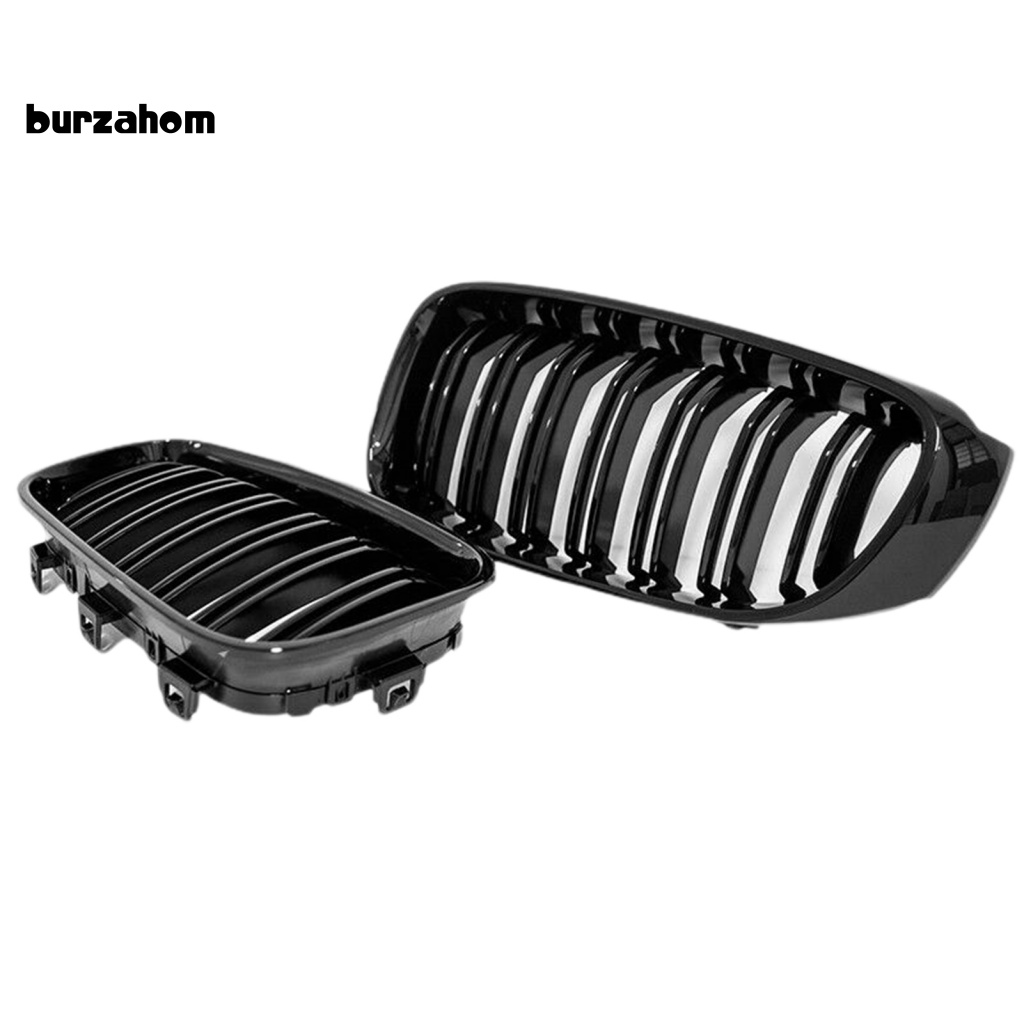 1 Cặp Lưới Tản Nhiệt Màu Đen Bóng Thay Thế Trực Tiếp Dành Cho Xe Hơi 51137294803 51137294804 Phụ Kiện Chuyên Dụng Cho Xe BMW 3 Series F34 GT 14-16