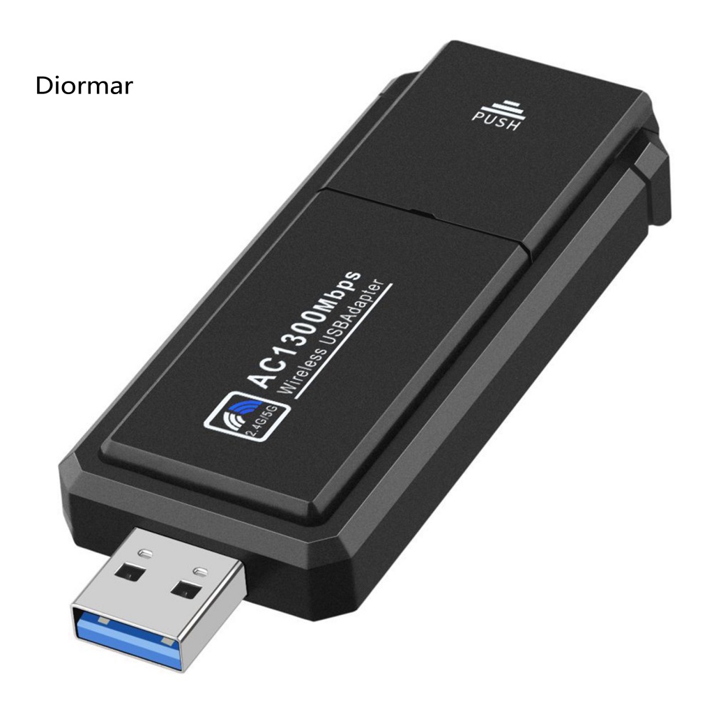 Ăng Ten WiFi USB 30 Tốc Độ Cao Dài 1300M Hỗ Trợ Thẻ Mạng Máy Tính