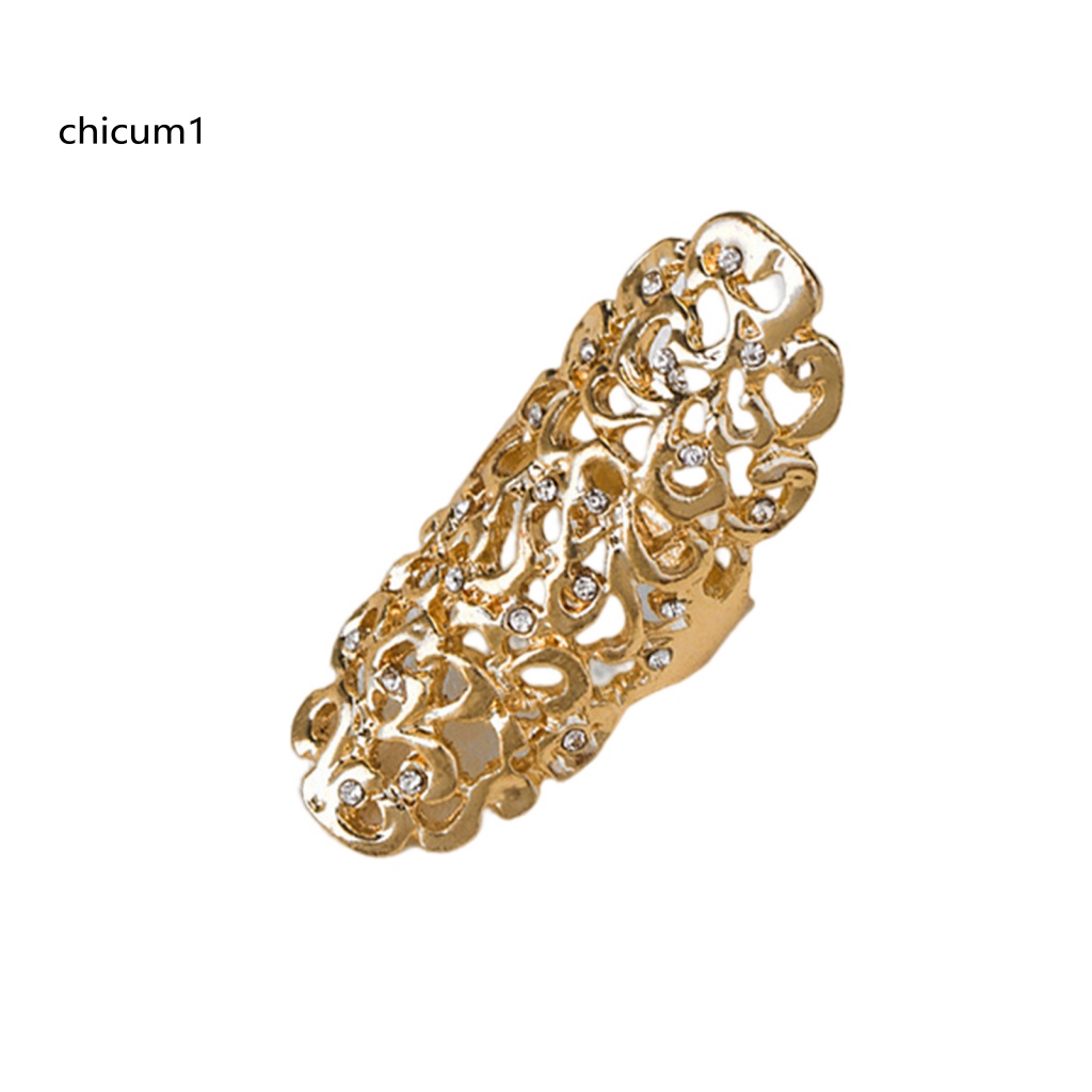 Nhẫn Đeo Khớp Ngón Tay Đính Đá Phong Cách Vintage Thời Trang