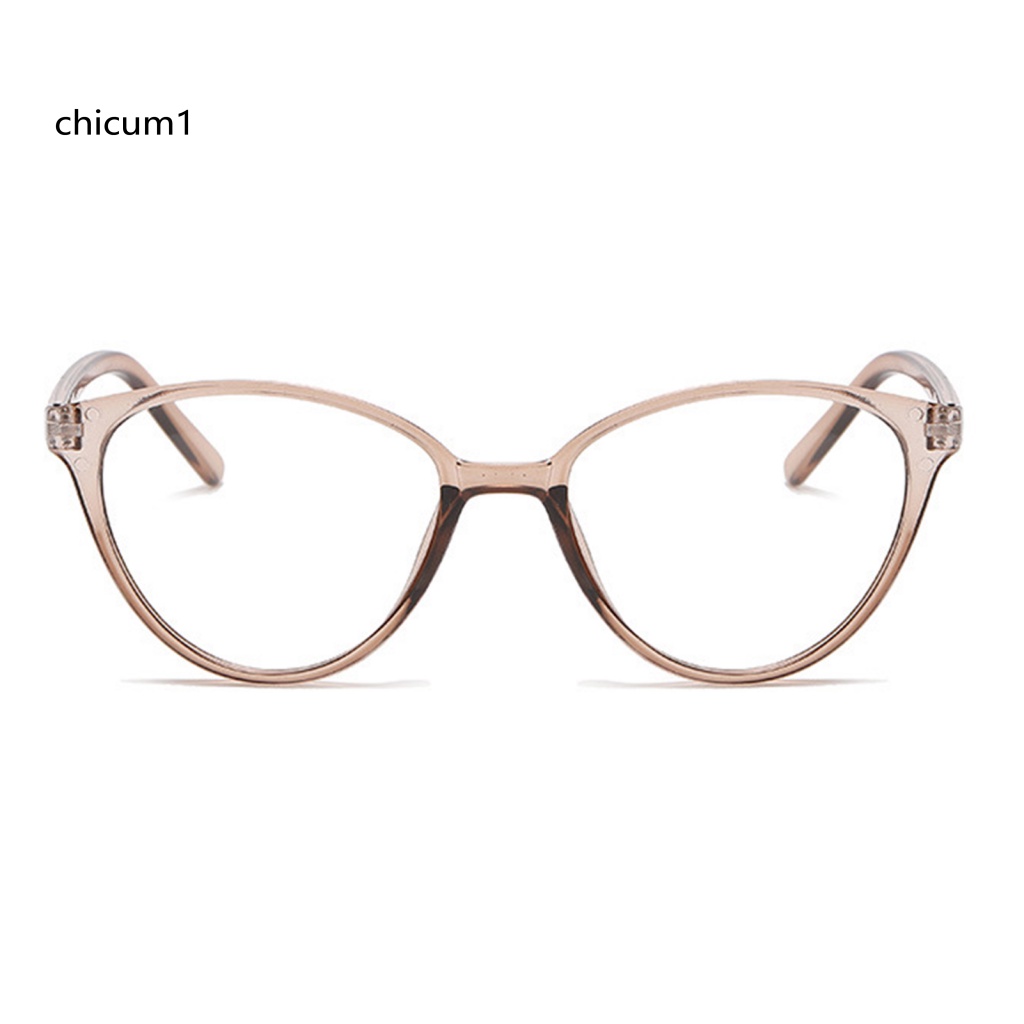 Kính Đọc Sách Gọng Tròn CC 0 Độ Chống Ánh Sáng Xanh Cho Học Sinh