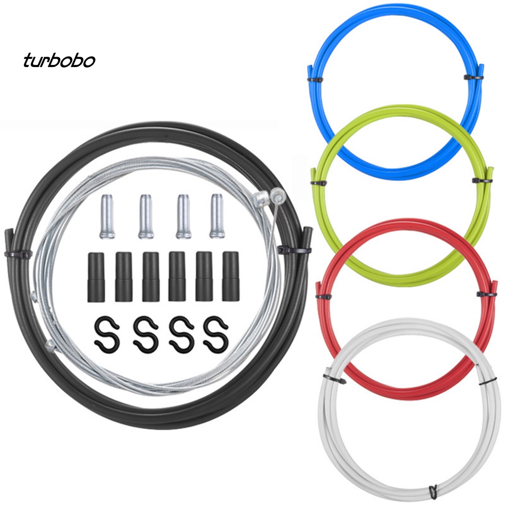 Turbobo Bộ Dây Phanh Xe Đạp Leo Núi Hình Chữ S Màu Sáng Chịu Nhiệt Chống Rách