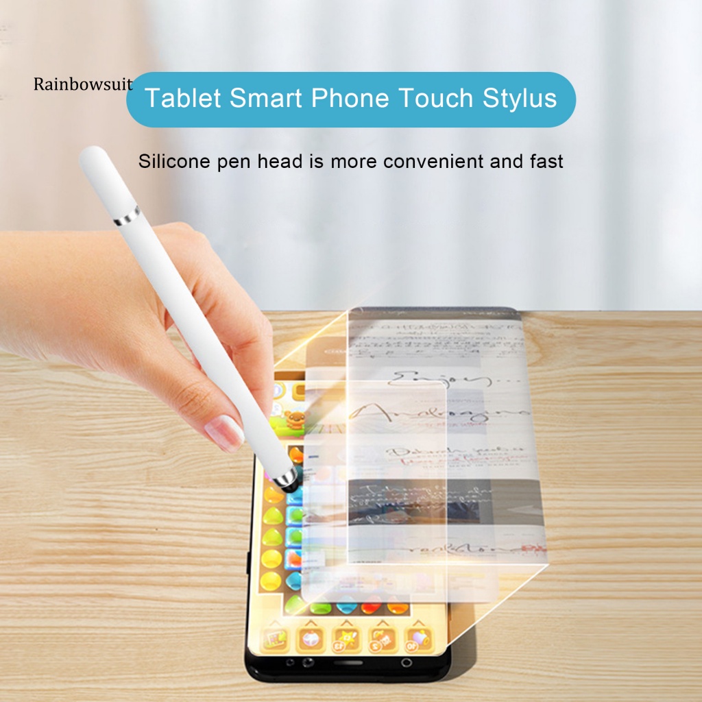 Bút Cảm Ứng Hai Đầu 2 Trong 1 Độ Nhạy Cao Thông Dụng Cho Điện Thoại / Máy Tính Bảng