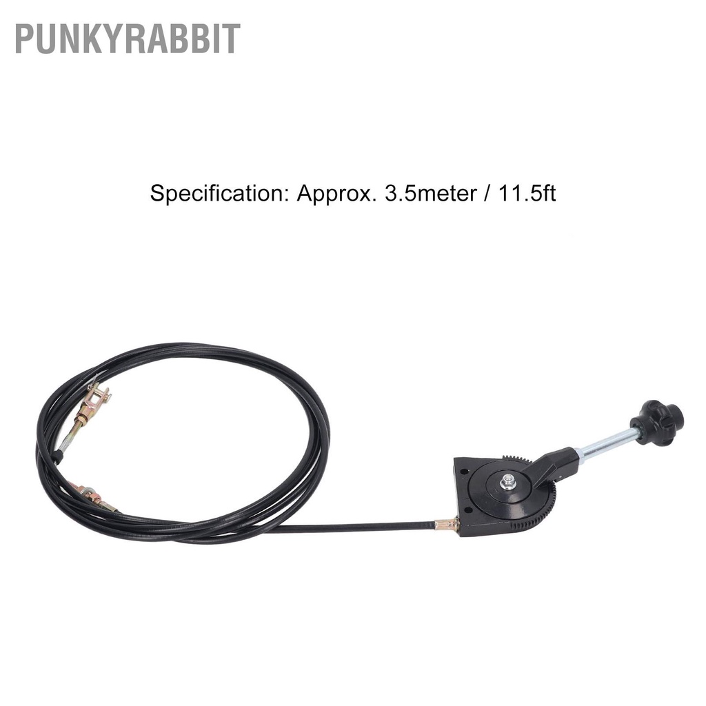 PunkyRabbit Hướng dẫn sử dụng máy xúc Cáp ga Điều khiển động cơ Bộ phận thiết bị nặng Phụ kiện 3 5 mét