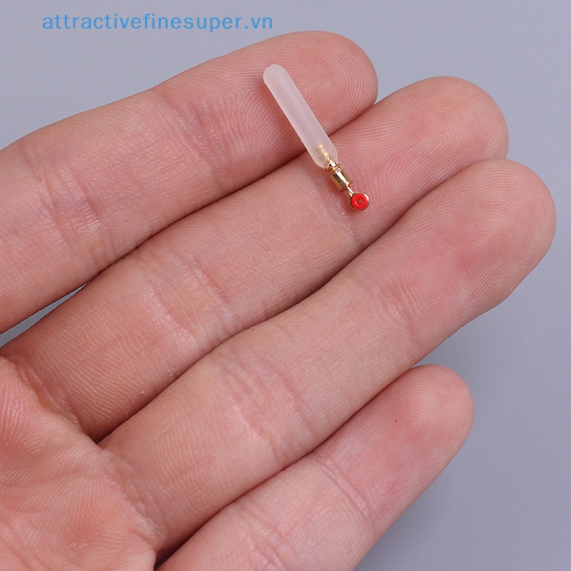 Afs Bộ 10 Phao Nổi Câu Cá Đầu Đồng Bằng Silicone Chống Thắt Nút