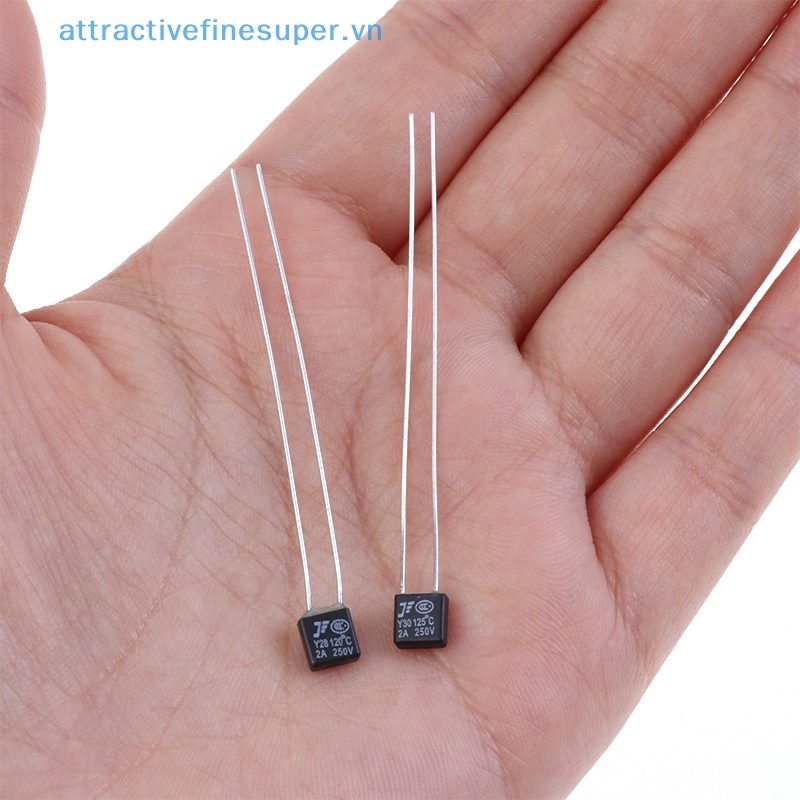 Set 10 Mô Tơ Quạt Tản Nhiệt 2A 250V 115 120 125 130 135 140 145 150 Độ Màu Đen