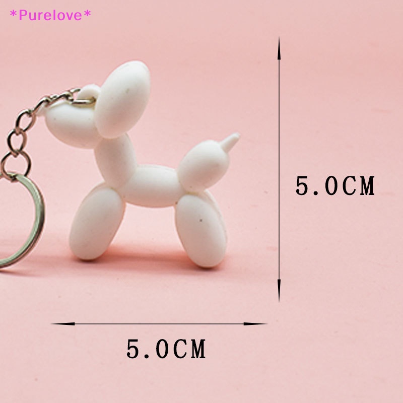 Móc Khóa Cao Su Mềm Hình Chú Chó Đáng Yêu Thời Trang Mới