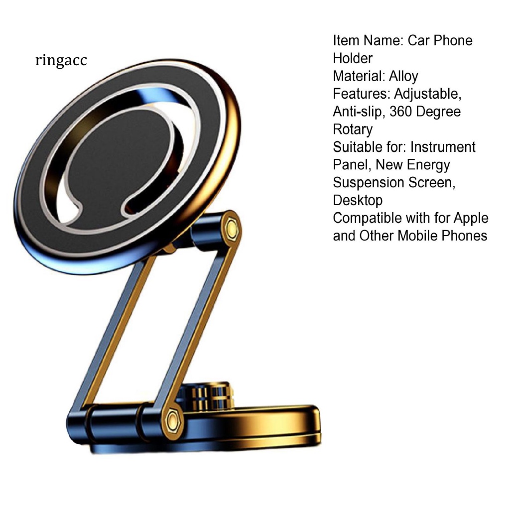 Giá Đỡ Điện Thoại RGA Có Giác Hút Xoay 360 Độ Chống Sốc Có Thể Điều Chỉnh Cho Xe Hơi