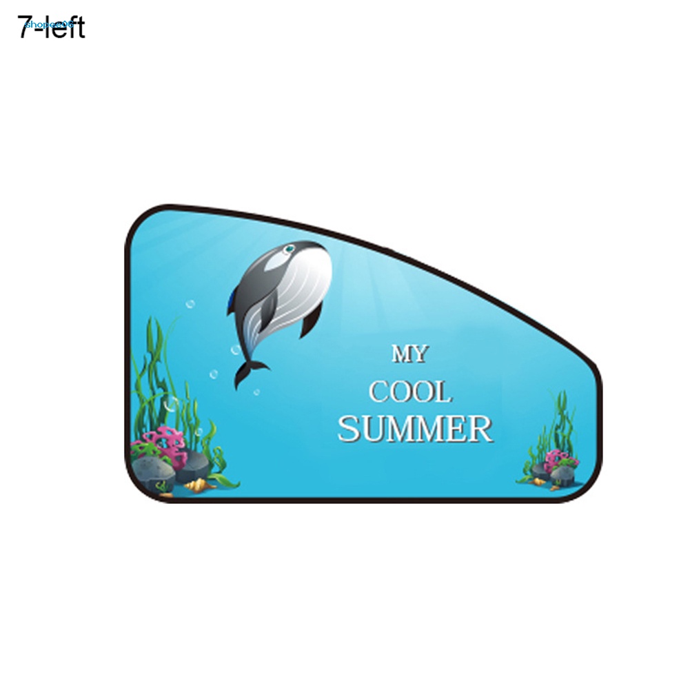 Tấm Che Nắng Từ Tính Họa Tiết Hoạt Hình PEMG Cho Cửa Sổ Xe Hơi