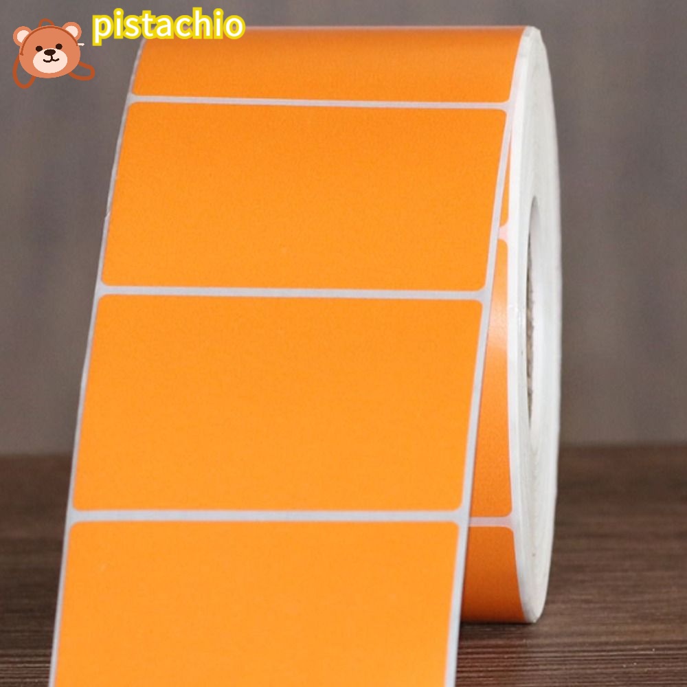 PISTA Cuộn 800 Miếng Dán Hình Chữ Nhật Màu Cam 3.94 &quot;x2.76&quot; (100x70mm) Trang Trí Nhà Cửa