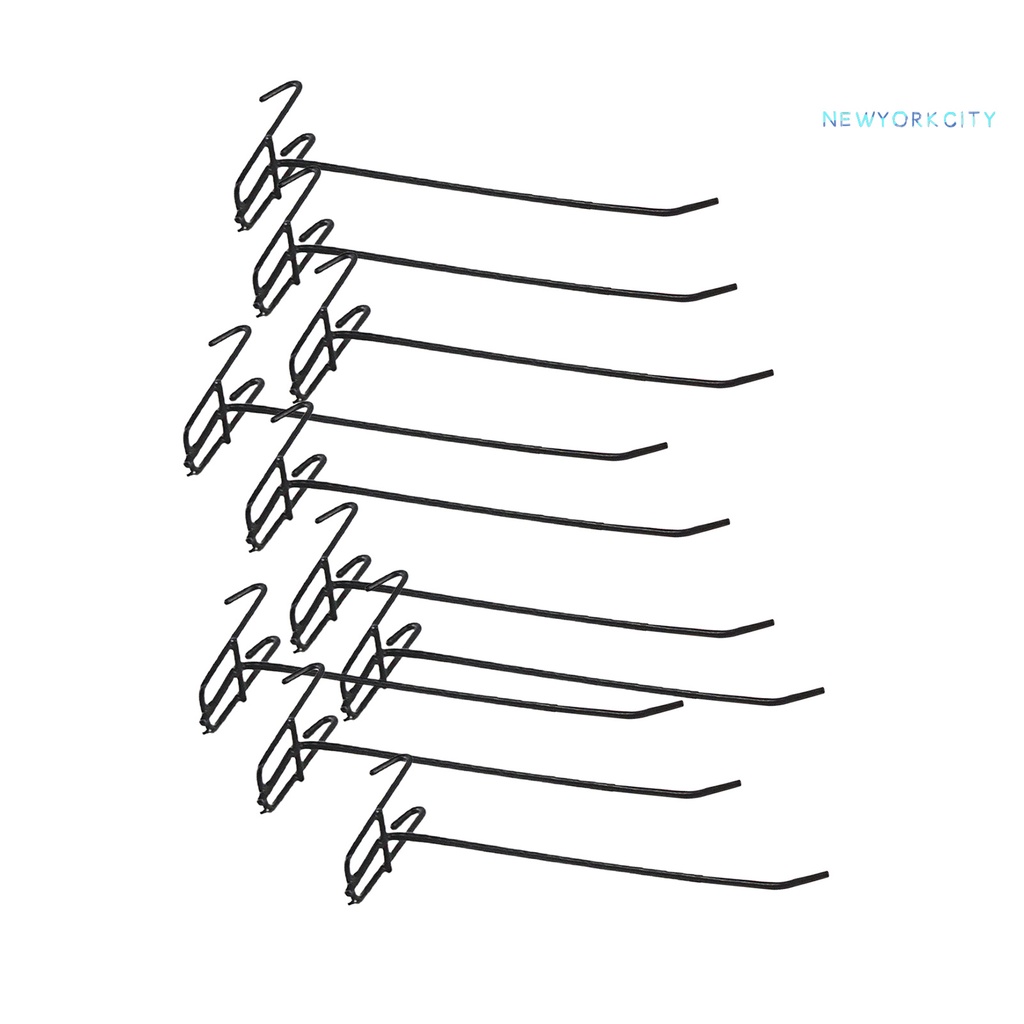 10 Móc Treo Đồ Bằng Kim Loại Chống Mòn Có Thể Tháo Rời Tiện Dụng Cho Gia Đình