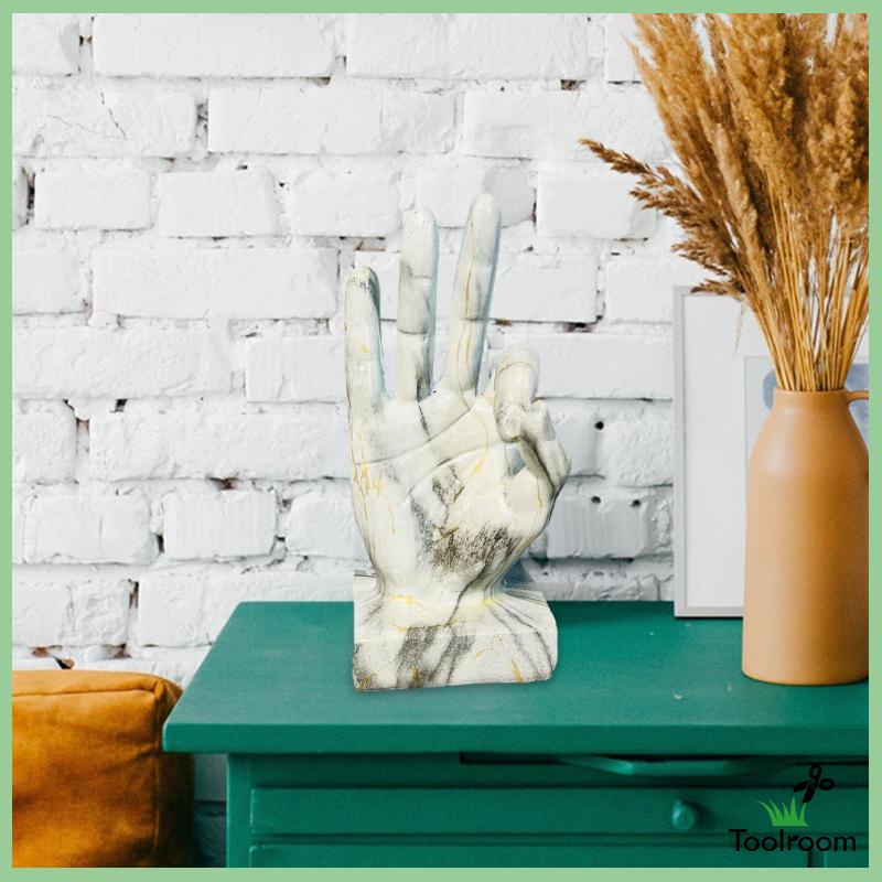 Đồ trang trí Tượng Cử Chỉ Ok Bằng Nhựa Resin Trang Trí Bàn / Hành Lang / Quán Bar / Nhà Cửa