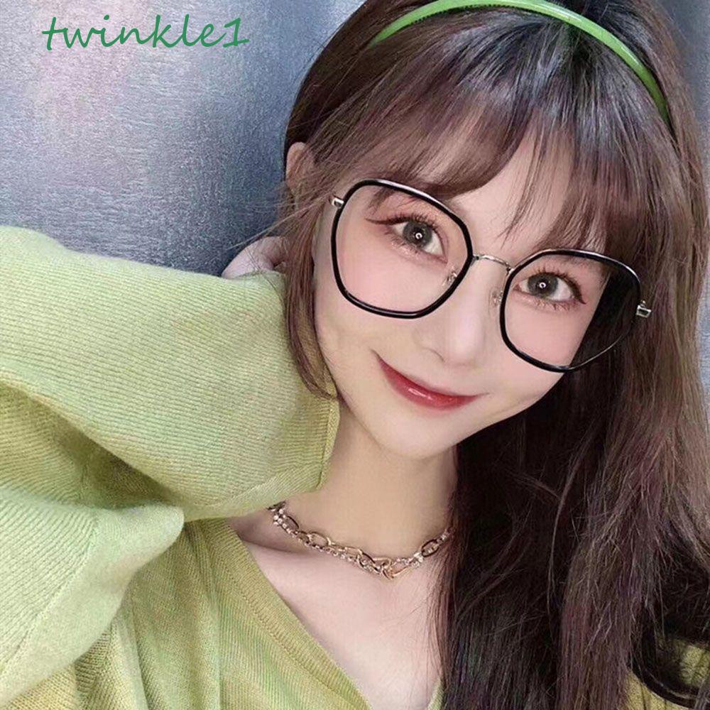 TWINKLE Mắt Kính Gọng Tròn Chống Ánh Sáng Xanh Thời Trang Cho Nam