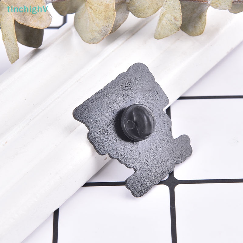 [TinchighV] Ghim Cài Áo Tráng Men Dia Đơn Giản Tùy Chỉnh Vui Nhộn [Mới]