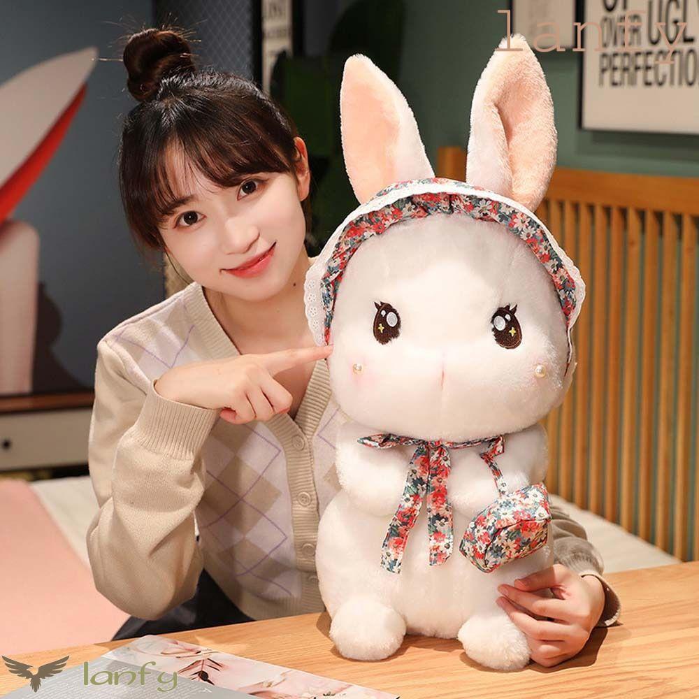 LANFY Thỏ Nhồi Bông Mềm Mại Trang Trí Nhà Cửa