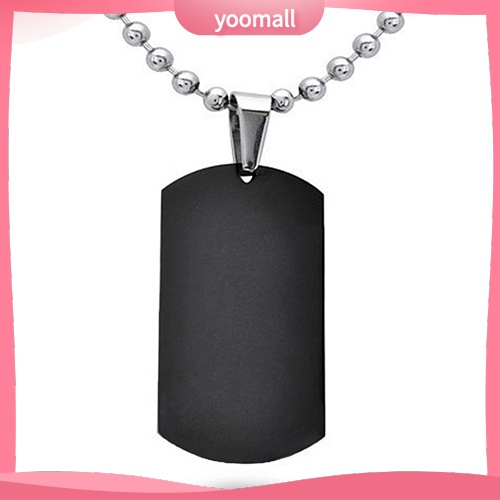 Vòng Cổ Bằng Thép Không Gỉ 316L Thời Trang Cá Tính Cho Nam / Nữ