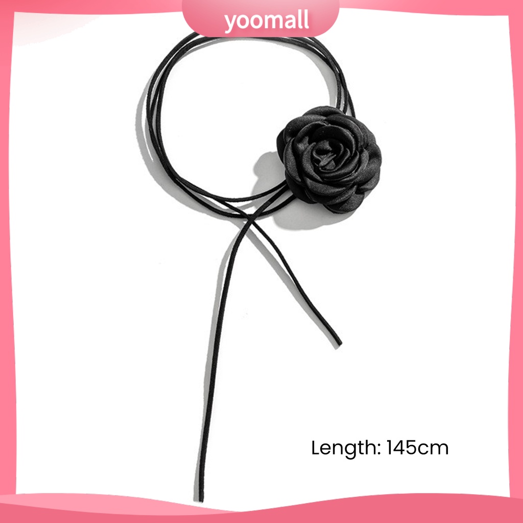 Vòng Cổ Choker Màu Sắc Thanh Lịch Có Thể Điều Chỉnh Họa Tiết Hoa Cổ Điển Cho Nữ