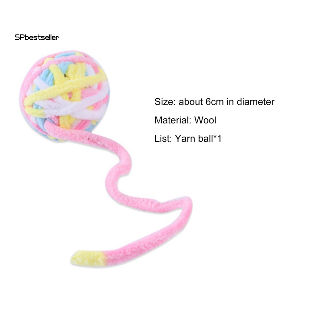 Bóng Lông Xù Nhiều Màu Mềm Mại Chống Cắn Cho Thú Cưng
