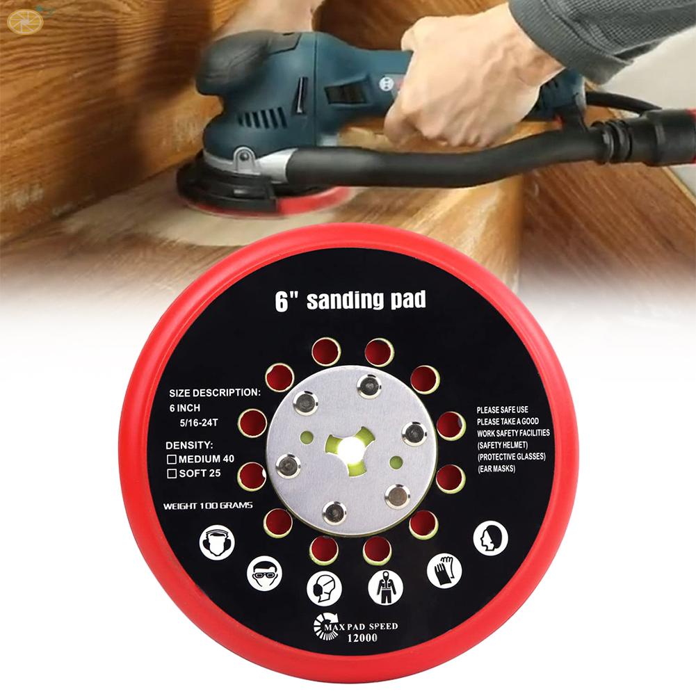 【VARSTR】Backing Pad Sanding Discs Sanding Tools 6inch Abrasive Changes Efficient