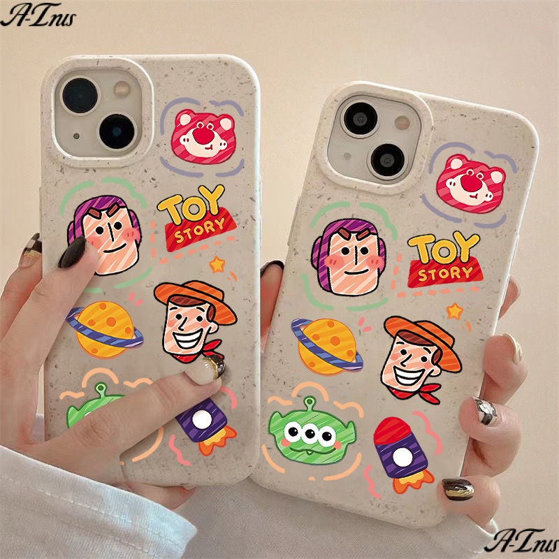 Ốp Điện Thoại Dẻo Họa Tiết Hoạt Hình Toy Story Dễ Thương Chống Sốc Cho iPhone12 13 plus 7 14pro11 8 ZI6H