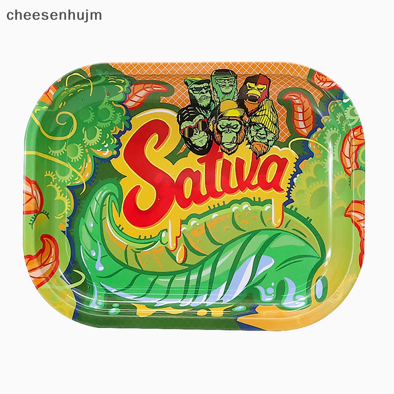 Khay Cuộn Thuốc Lá Bằng Kim Loại 18 * 14CM