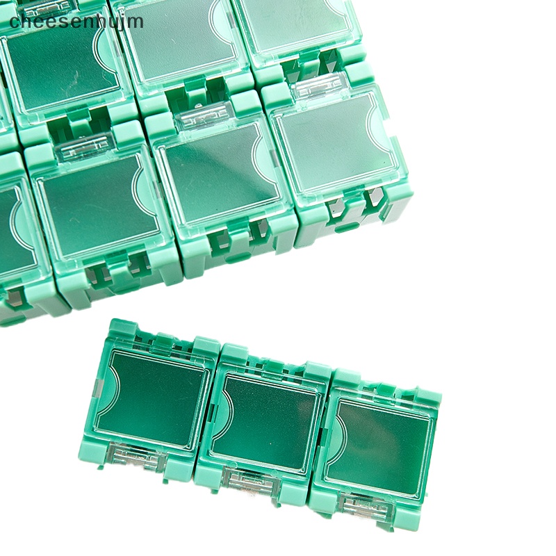 Bộ 50 Hộp Đựng Linh Kiện Điện Tử SMD SMT Mini Tiện Dụng